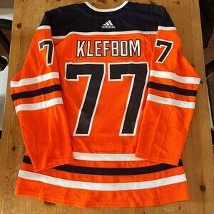 Oscar Klefbom Edmonton Oilers Adidas Jersey